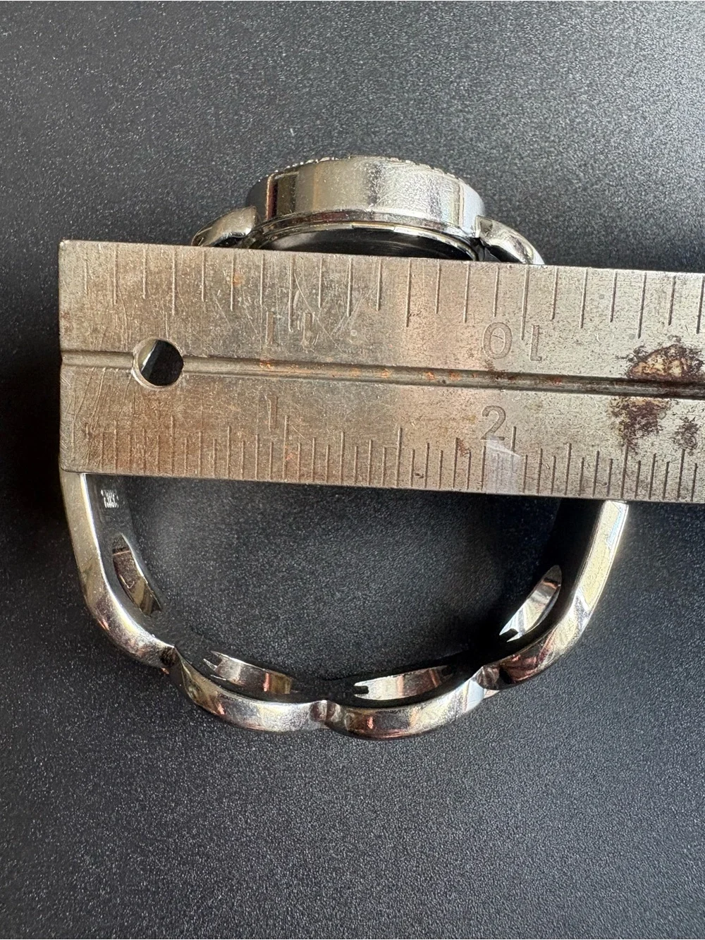 STUDIO Silver Women's Bracelet Watch - Silver measurements shown non running